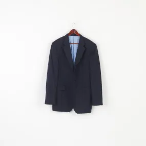 Dolzer Men 106 42 Blazer Navy Wool Vintage Germany Single Breasted Jacket