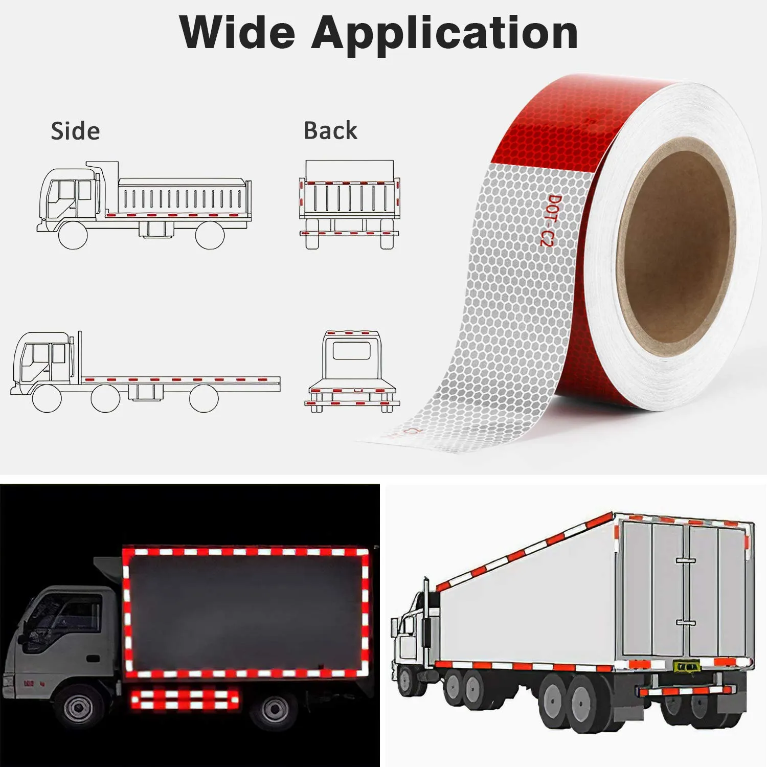 Dot Reflective Tape for Trailers