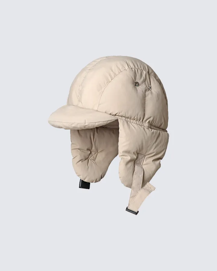 Down Padded Earflap Aviator Ski Hat