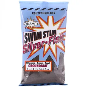 Dynamite Baits Swim Stim Silver-Fish Dark Groundbait 900g