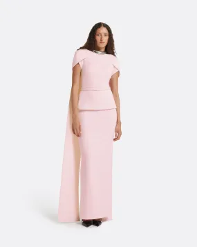 Erkin Barely Pink Long Dress