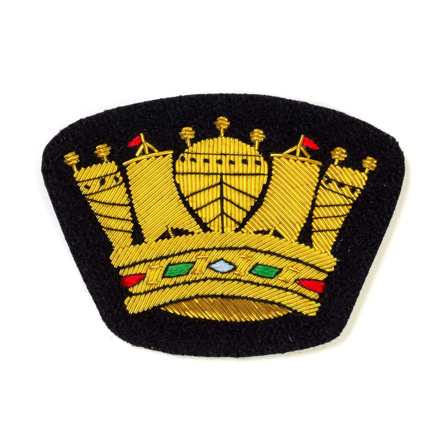 Exklusiv für Michael Jondral: Blazer Crest "Royal Naval Coronet" - Handarbeit