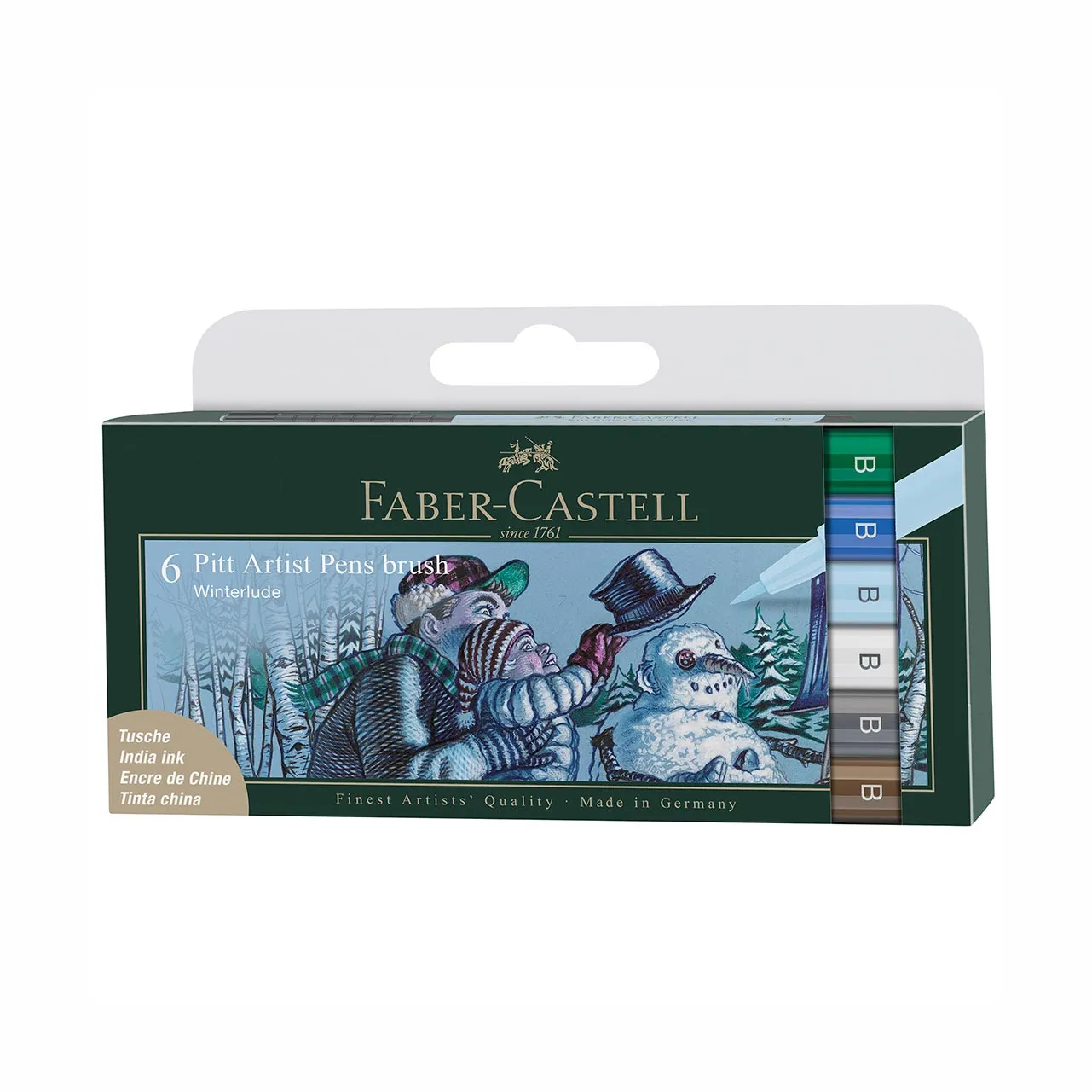 Faber-Castell Winterlude Pitt Artist Brush Pens Gift Set