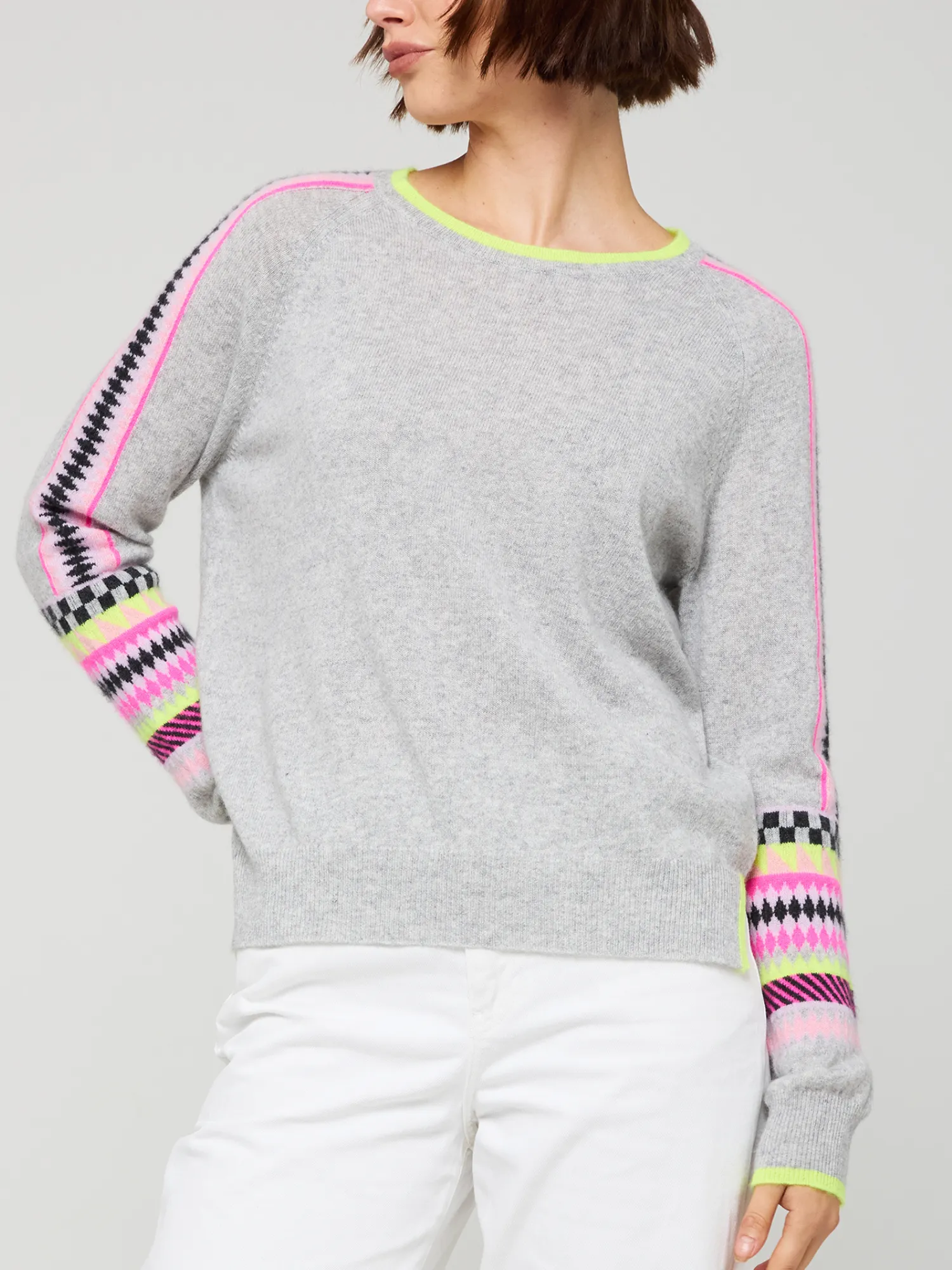 Fairisle Cashmere Round Neck