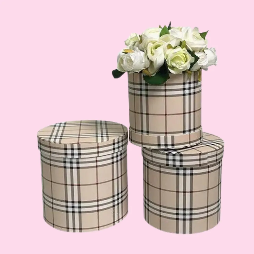 Fashion Plaid flower box