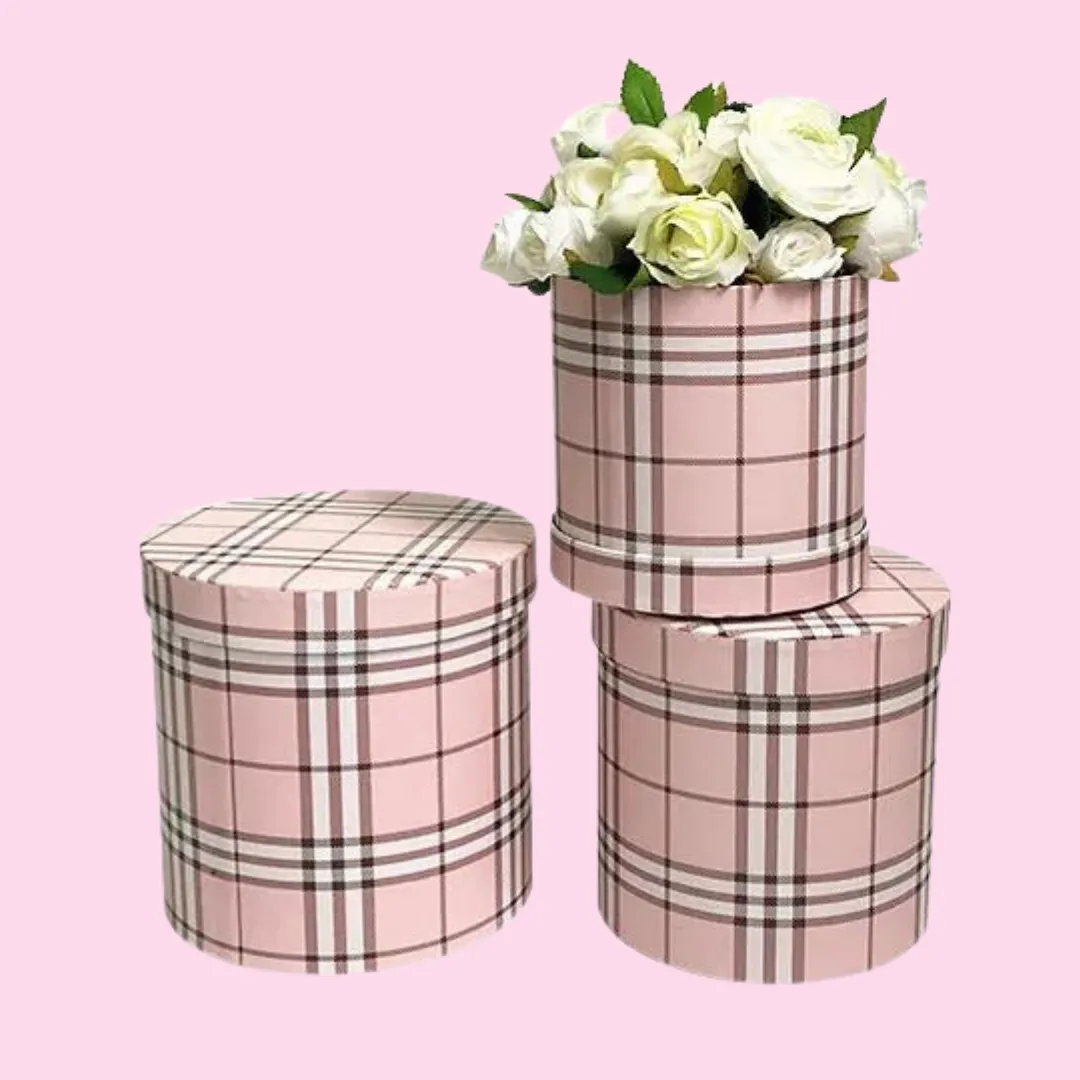 Fashion Plaid flower box