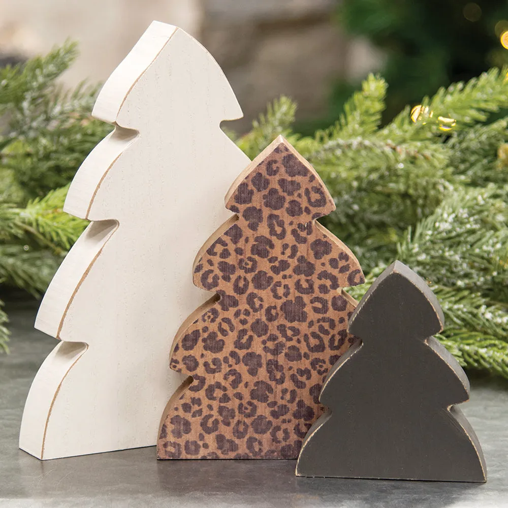 Fashion Print Chunky Christmas Tree