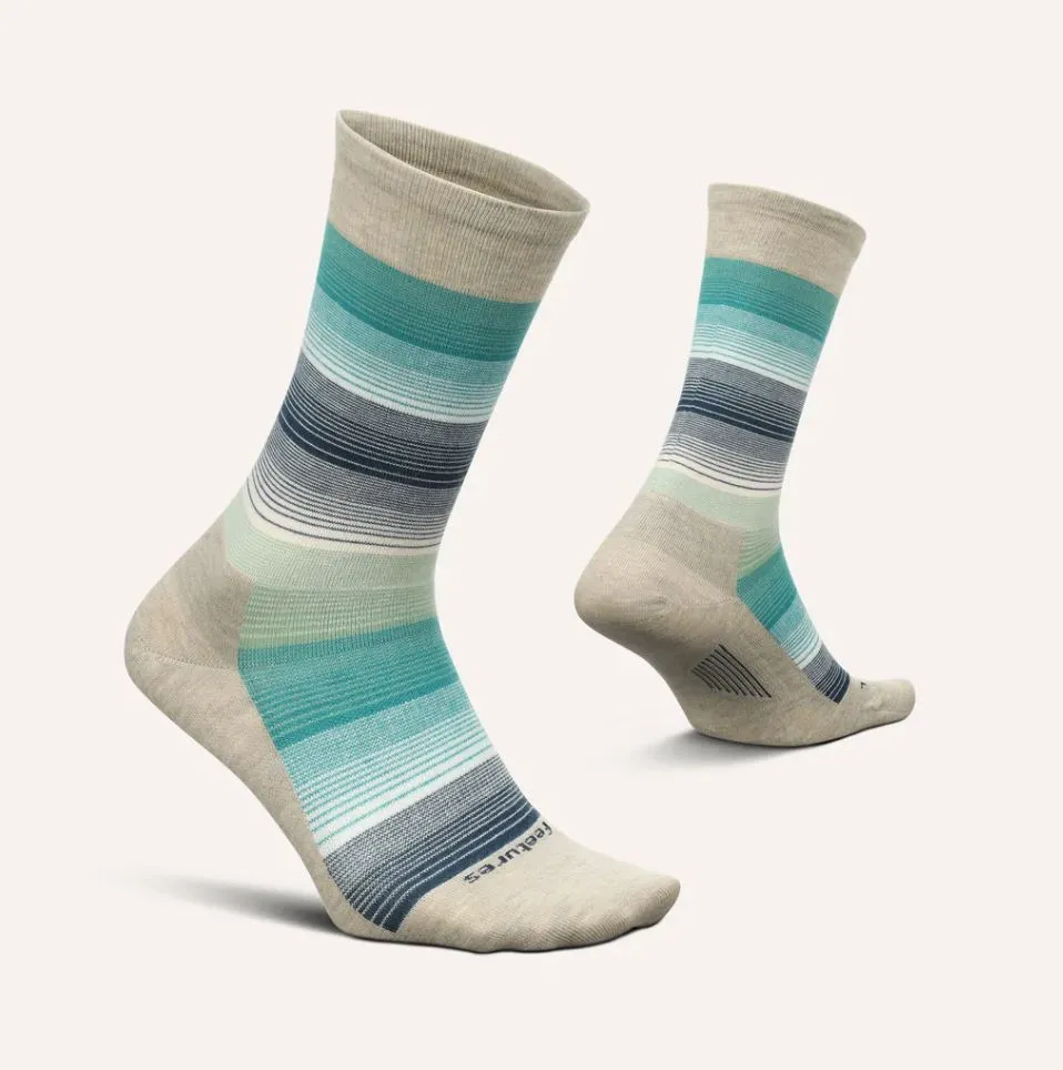 FEETURES EVERYDAY ULTRA LIGHT CREW  - TEAL MULTI - LW15562