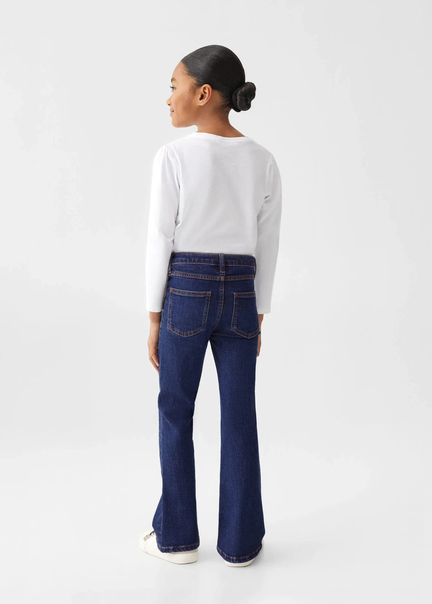 Flared jeans with pocket