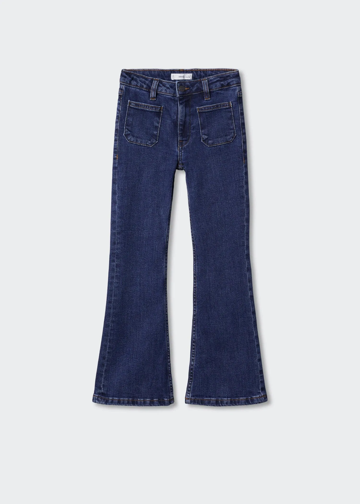 Flared jeans with pocket