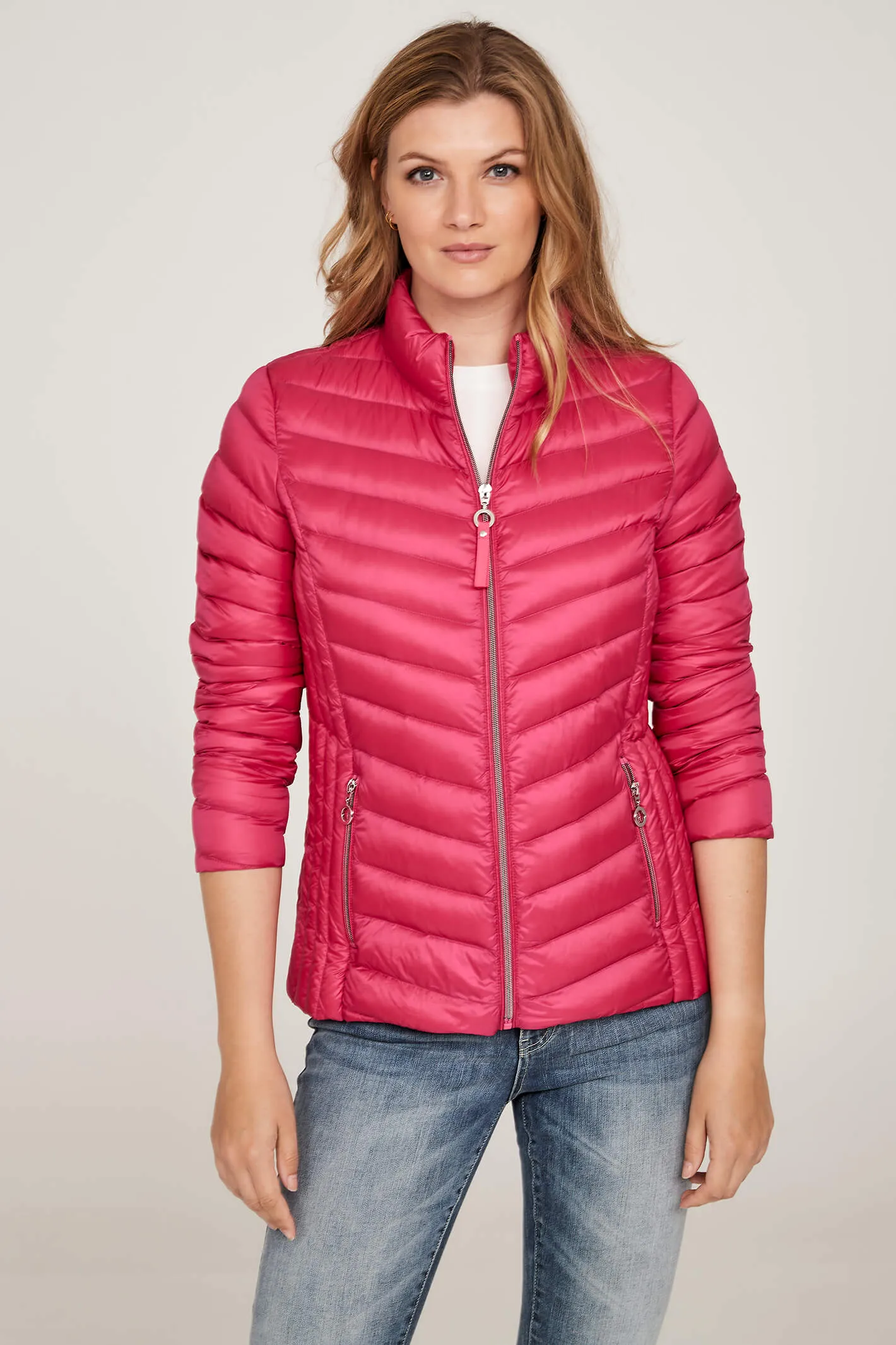 Frandsen 628-588-43 Pink Padded Jacket