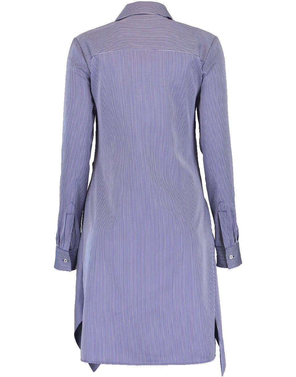 Front Wrap Shirt Dress