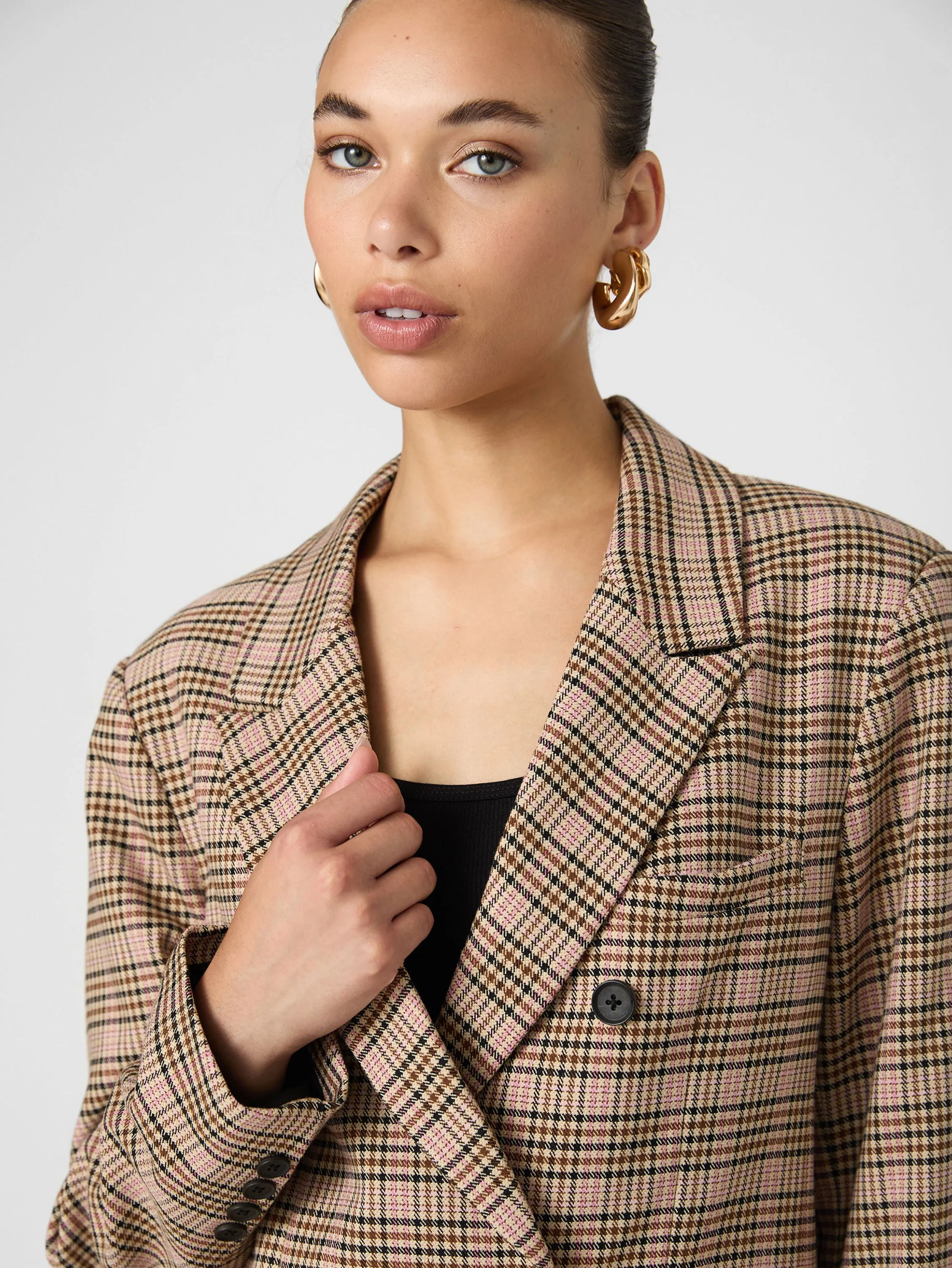 Gina Check Blazer