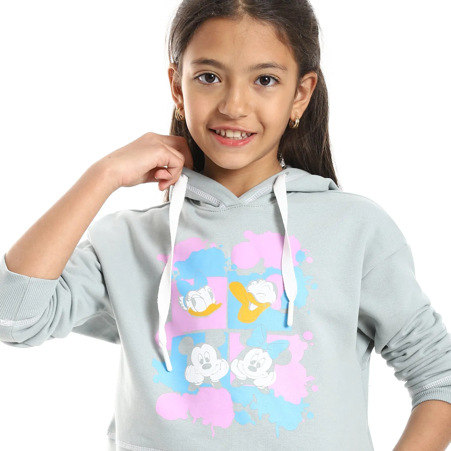 Girls Winter Hoodie Pajamas - Mint