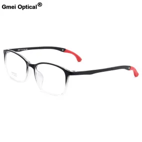 Gmei Men's Eyeglasses Ultra-Light Tr90 With Hangers Plastic M6067