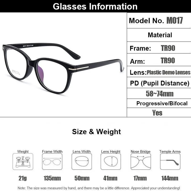 Gmei Unisex Eyeglasses Ultra-Light Tr90 Plastic M017