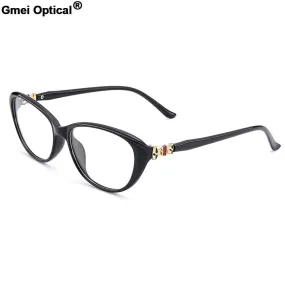 Gmei Women's Eyeglasses Cat Eye Ultra-Light Tr90 Plastic M1539