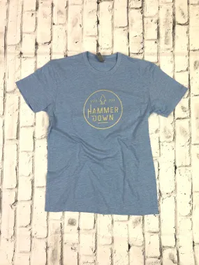 Hammer Down "Arrowhead" Short Sleeve T-shirt - Light Blue