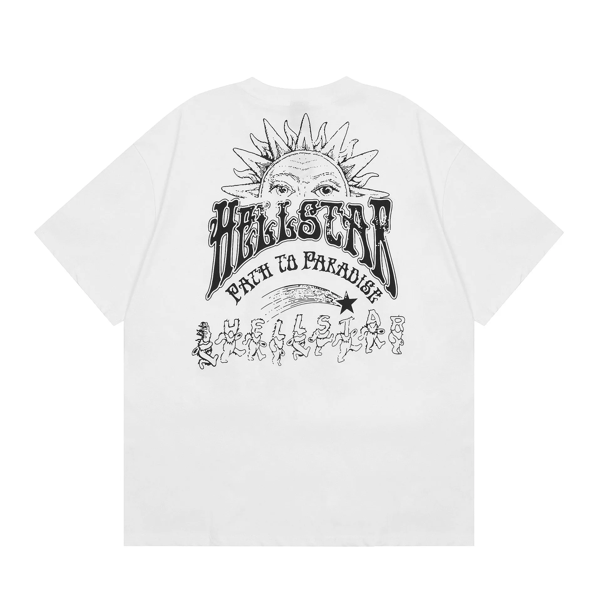 Hellstar T Shirt Creative Sun Print