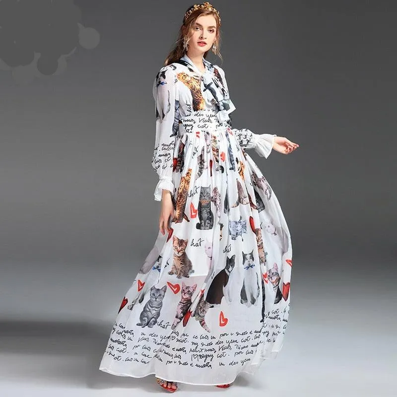 High Quality New Fashion Designer Runway Maxi Dress