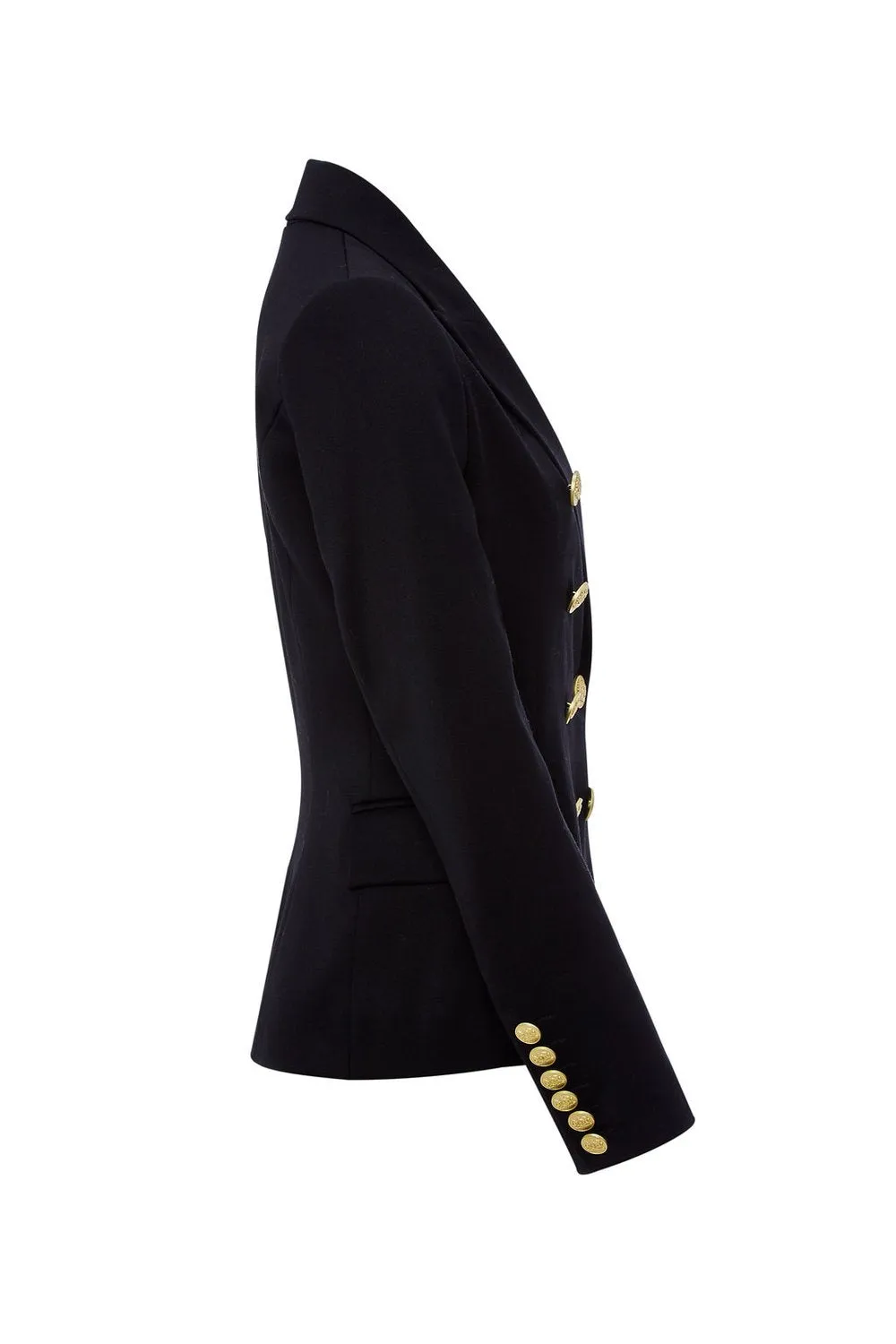 Holland Cooper Knightsbridge Ladies Blazer in Black Barathea