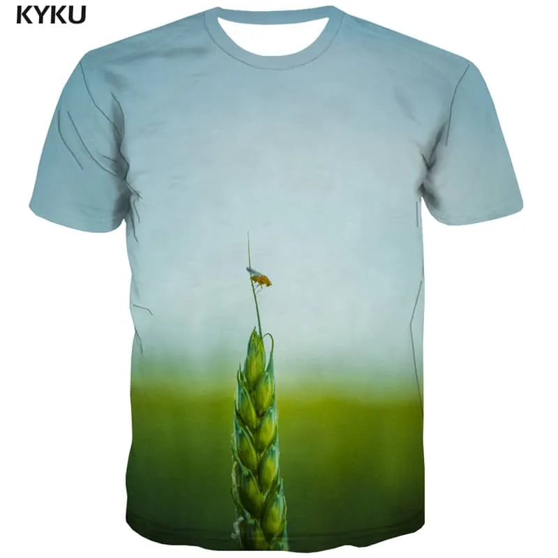 insect t shirt plant shirt tee Cool beautiful art costume man