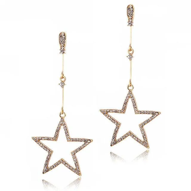 IPARAM Fashion Luxury Rhinestone Drop Earrings