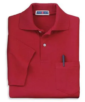 JERZEES - Jersey Knit Sport Shirt with Pocket with SpotShield. 436MP