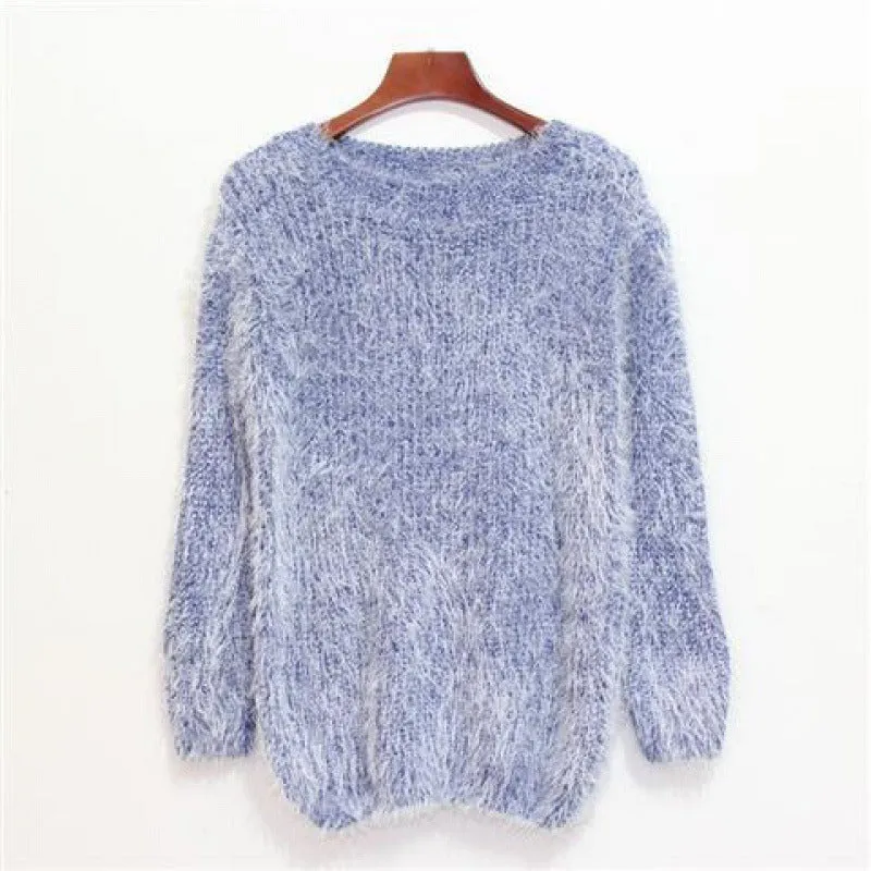 K-POP Womens Short Dreamy Soft Sweater