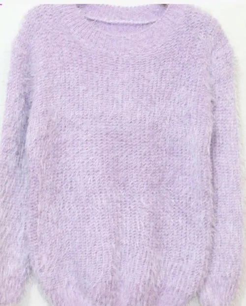 K-POP Womens Short Dreamy Soft Sweater