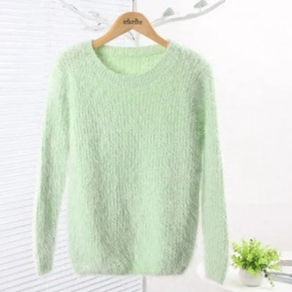 K-POP Womens Short Dreamy Soft Sweater