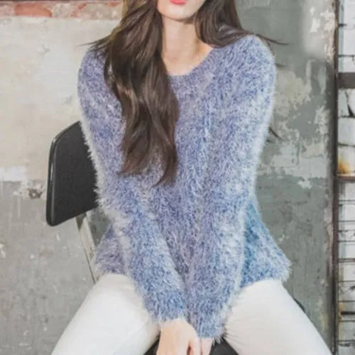 K-POP Womens Short Dreamy Soft Sweater