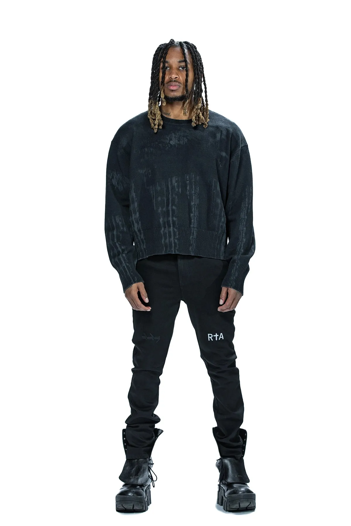 KALEB SWEATER | BLACK PONTIAC