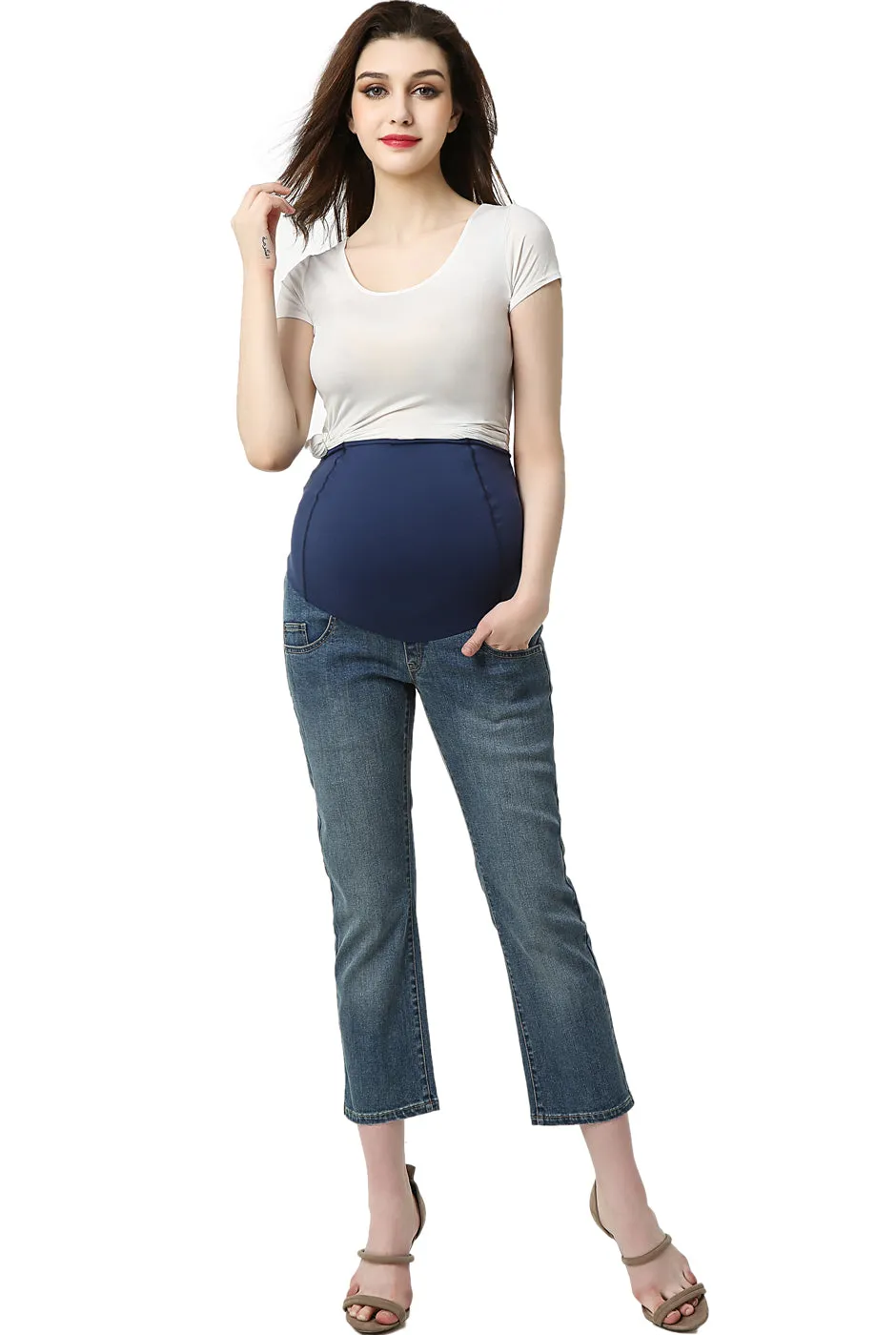 Kimi   Kai Maternity "Jodie" Girlfriend Jeans