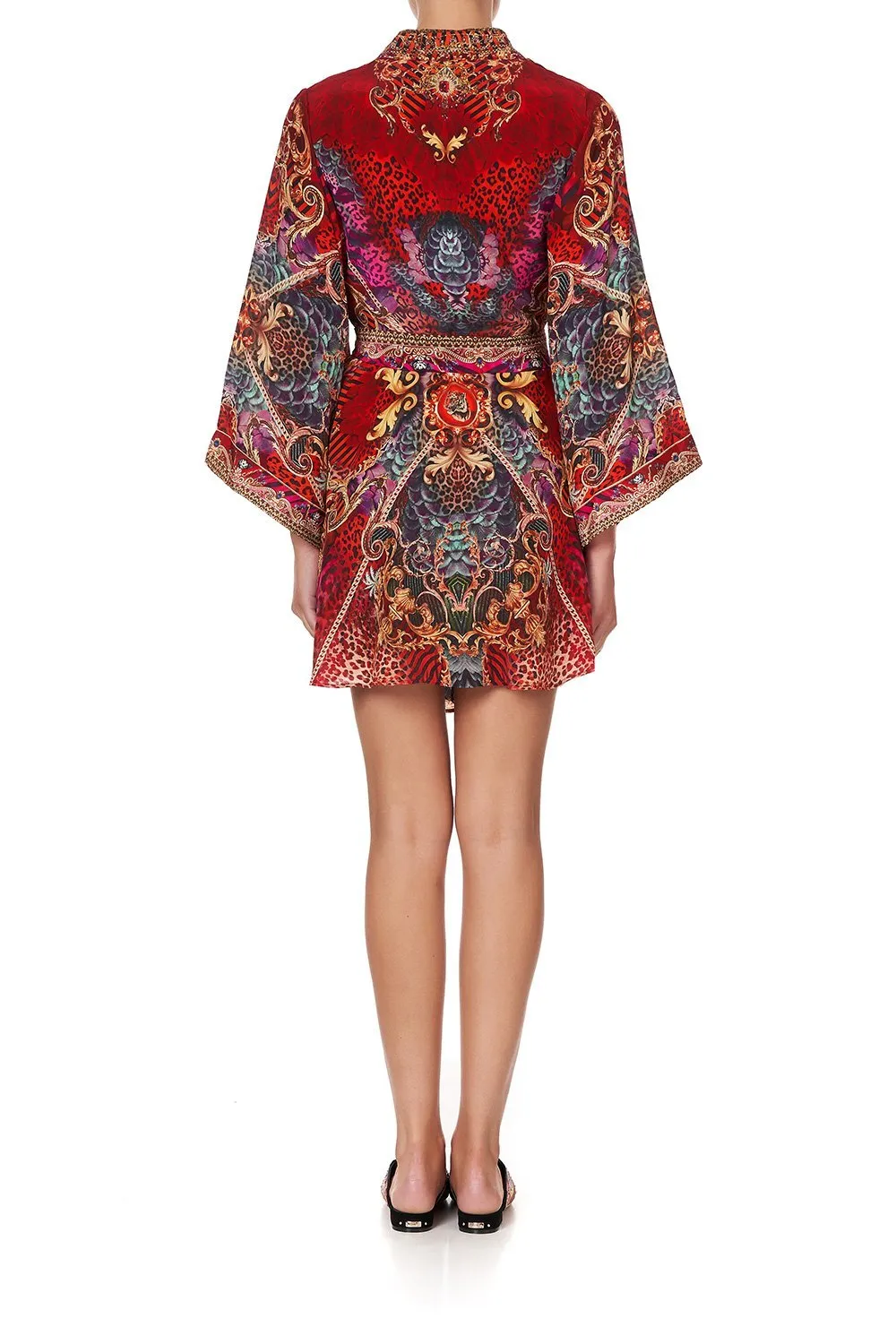 KIMONO WRAP DRESS WITH OBI SLAVE TO THE RHYTHM