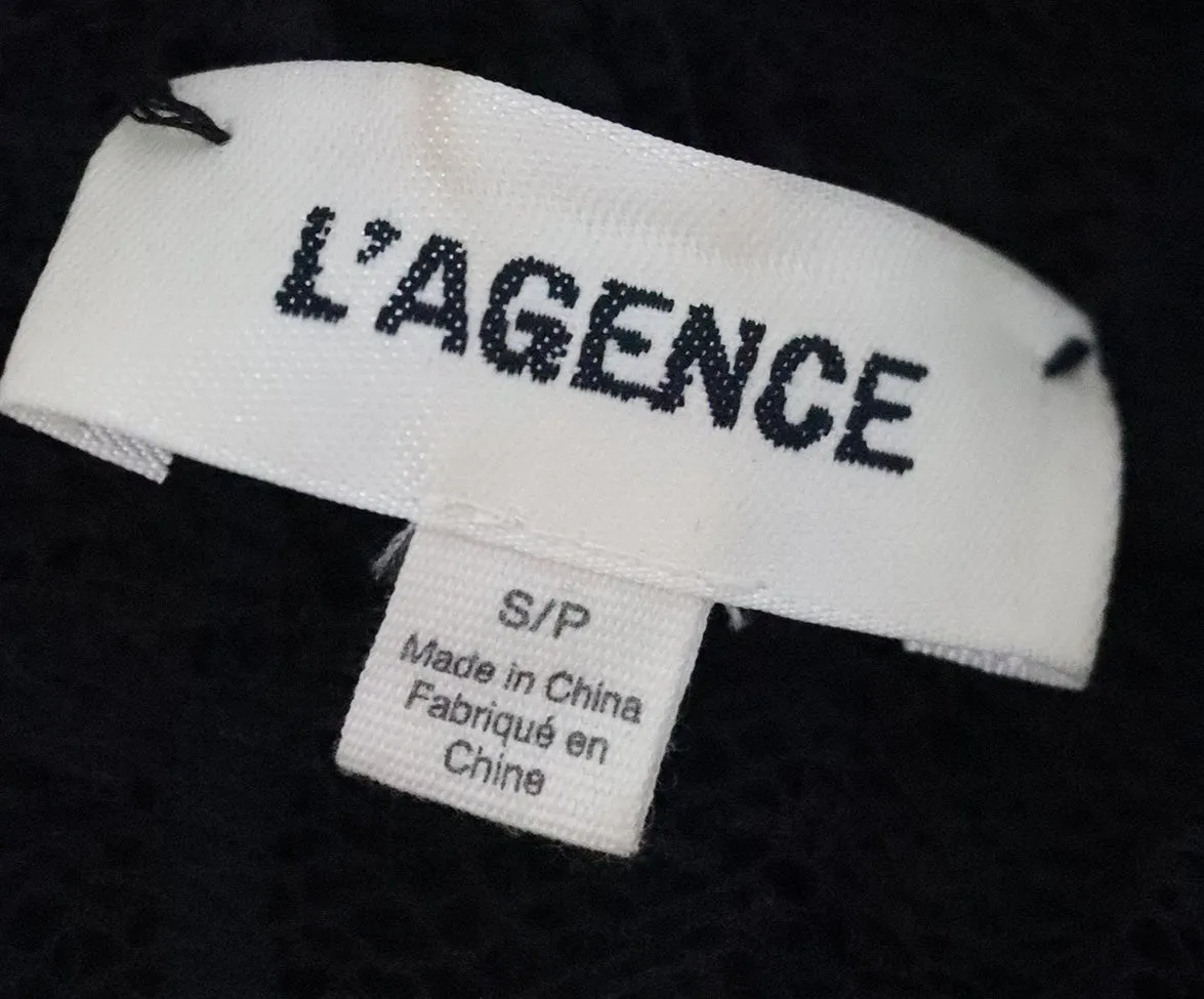 L'Agence Black Lace Top sz 4