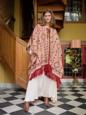 Lata Ji Poncho | Rose