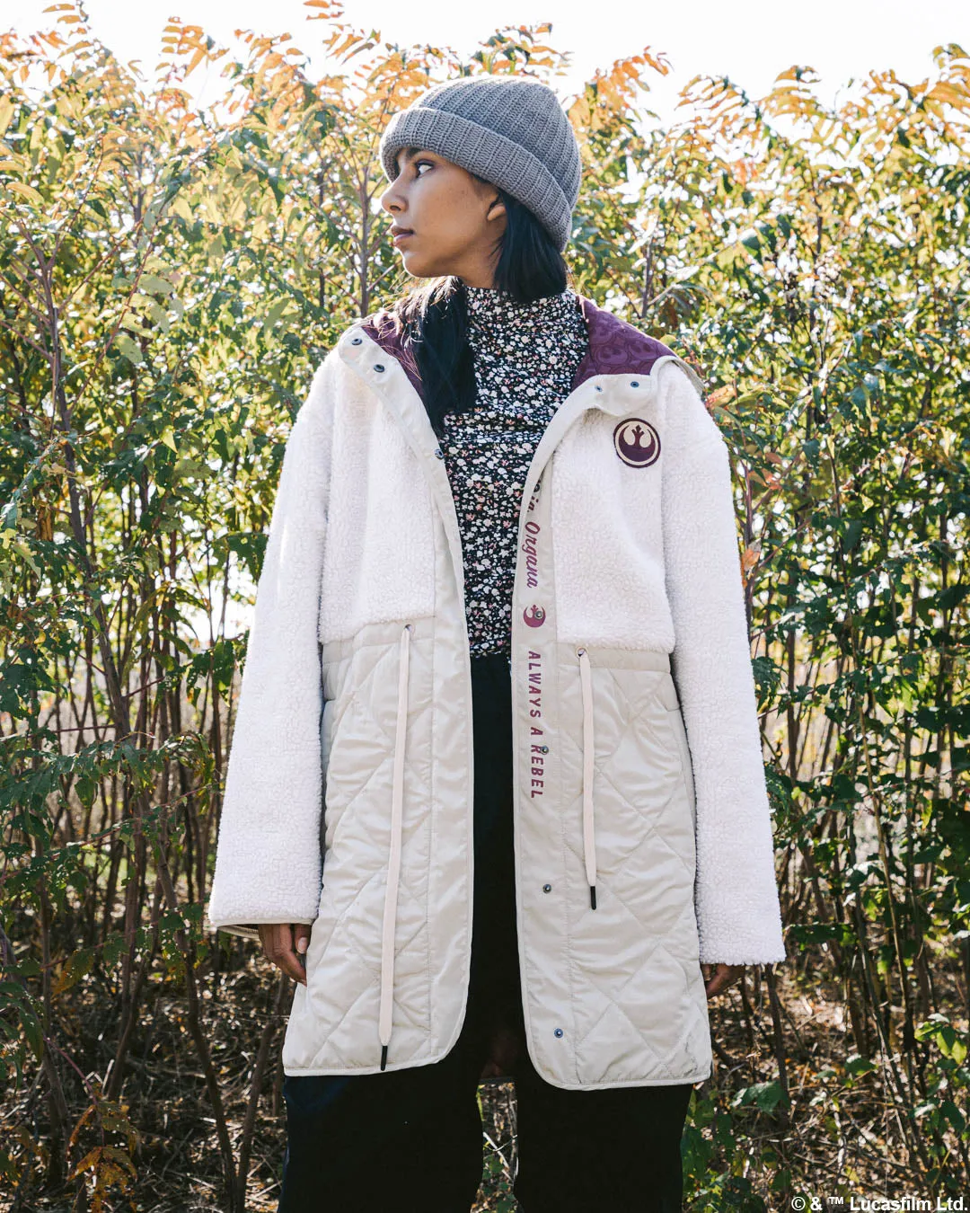 Leia Sherpa Puffer Jacket