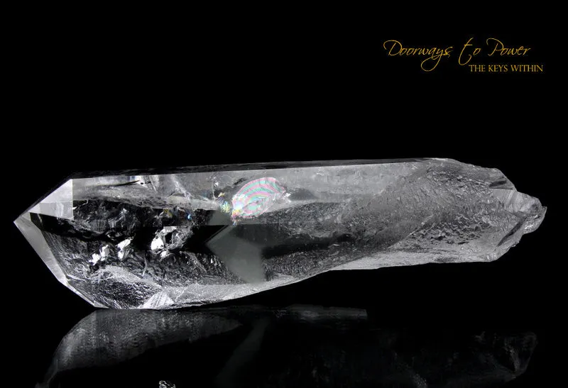 Lemurian Phantom PURE Quartz Crystal Healing Wand 'ERA of LIGHT'