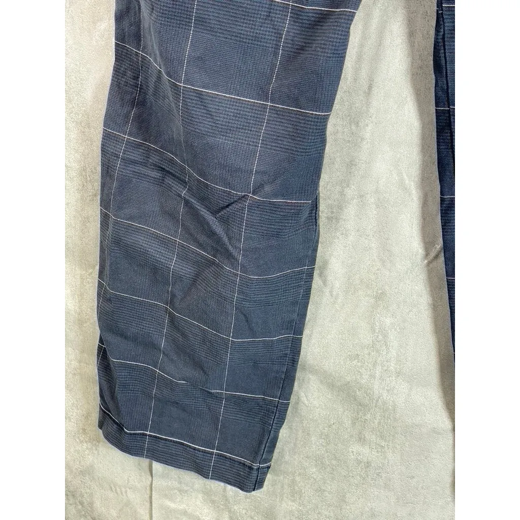 LEVI'S Men's Blue Plaid Stay Loose XX Chino Stretch Pants SZ 31X32