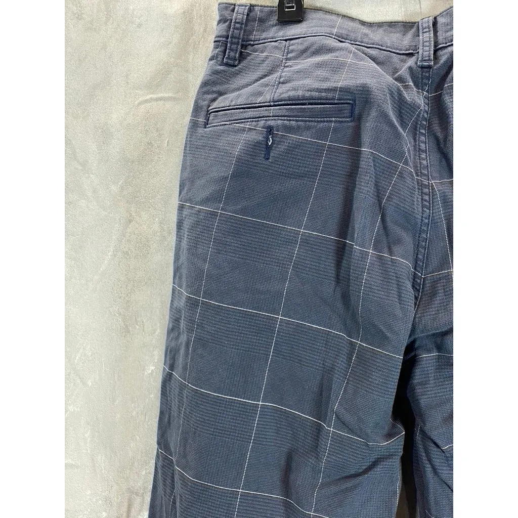 LEVI'S Men's Blue Plaid Stay Loose XX Chino Stretch Pants SZ 31X32