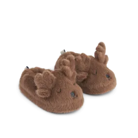 Liewood Aviaja Reindeer Slippers | Pecan