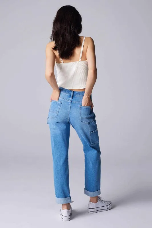 Light Blue High Rise Carpenter Women Jeans