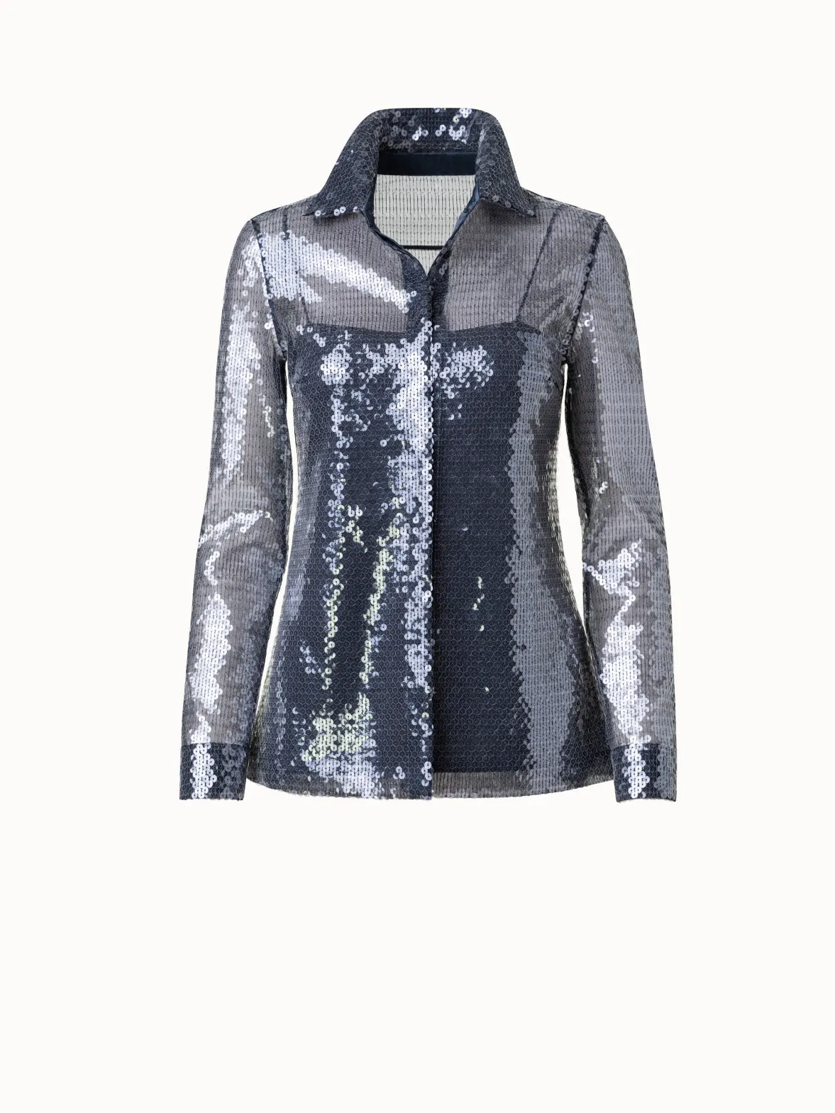 Liquid Sequins Blouse