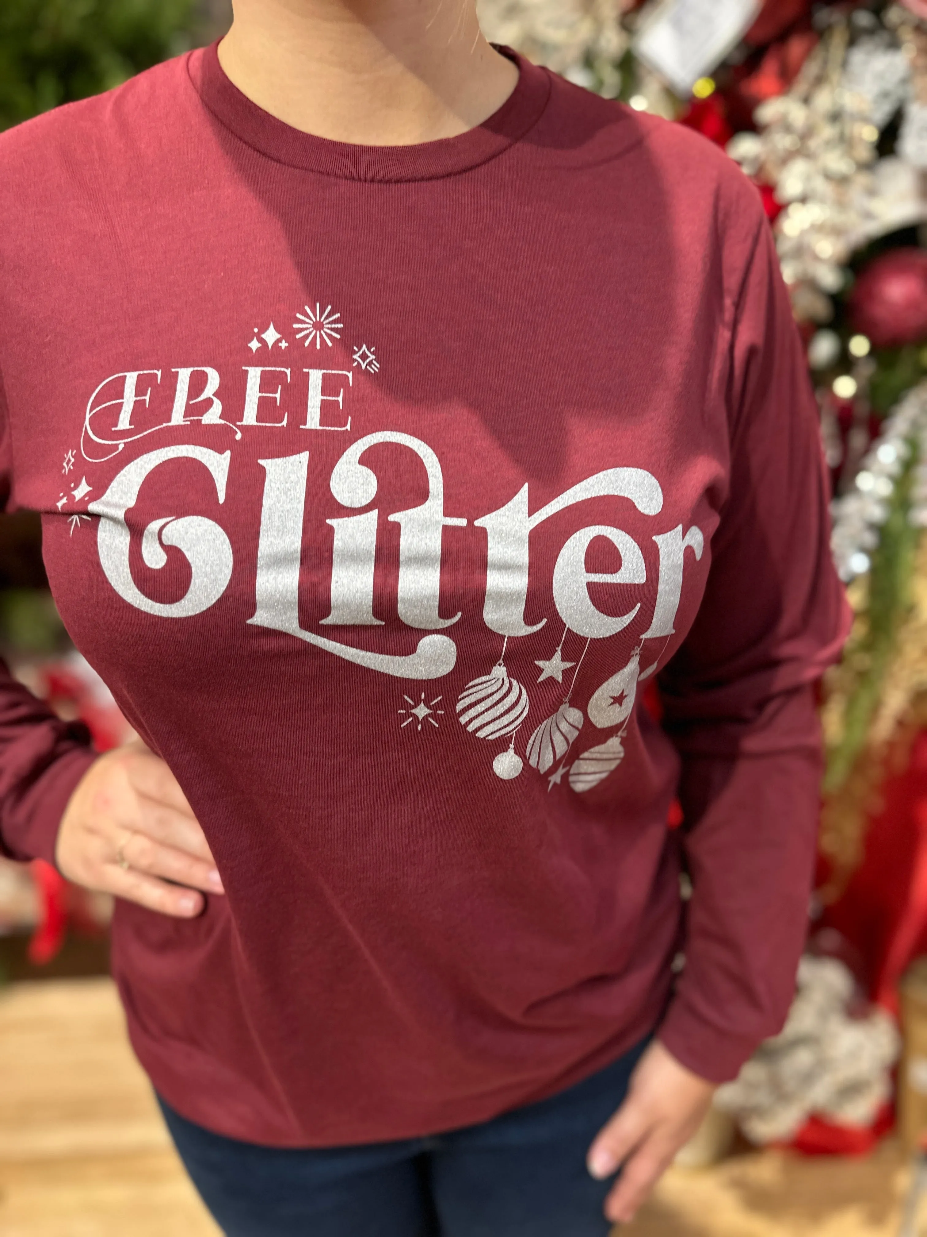 Magnolias Christmas Long Sleeve T-Shirt