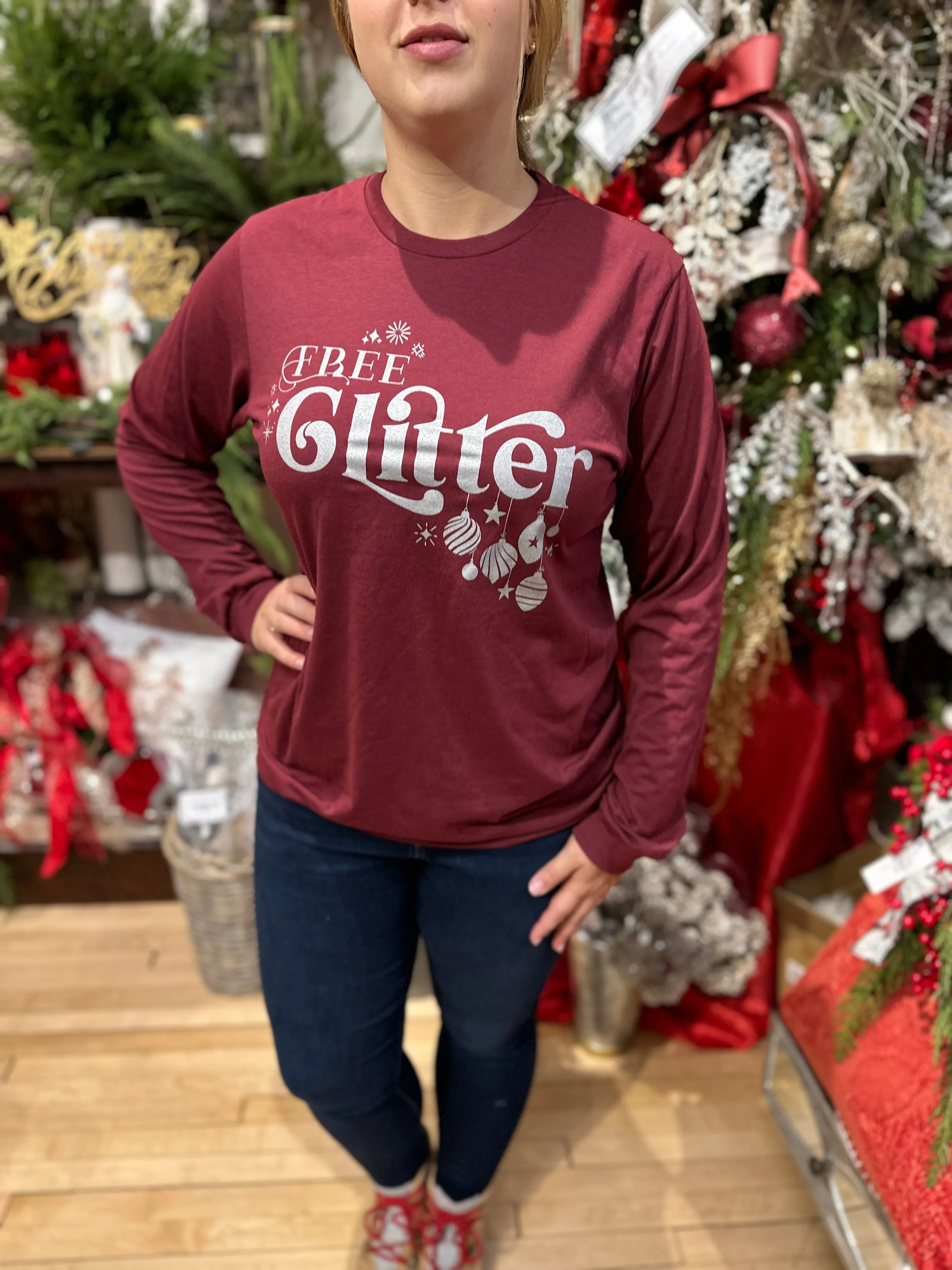 Magnolias Christmas Long Sleeve T-Shirt