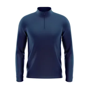 Markka CORE Mid Layer Stretch Knit Quarter Zip Navy / Navy