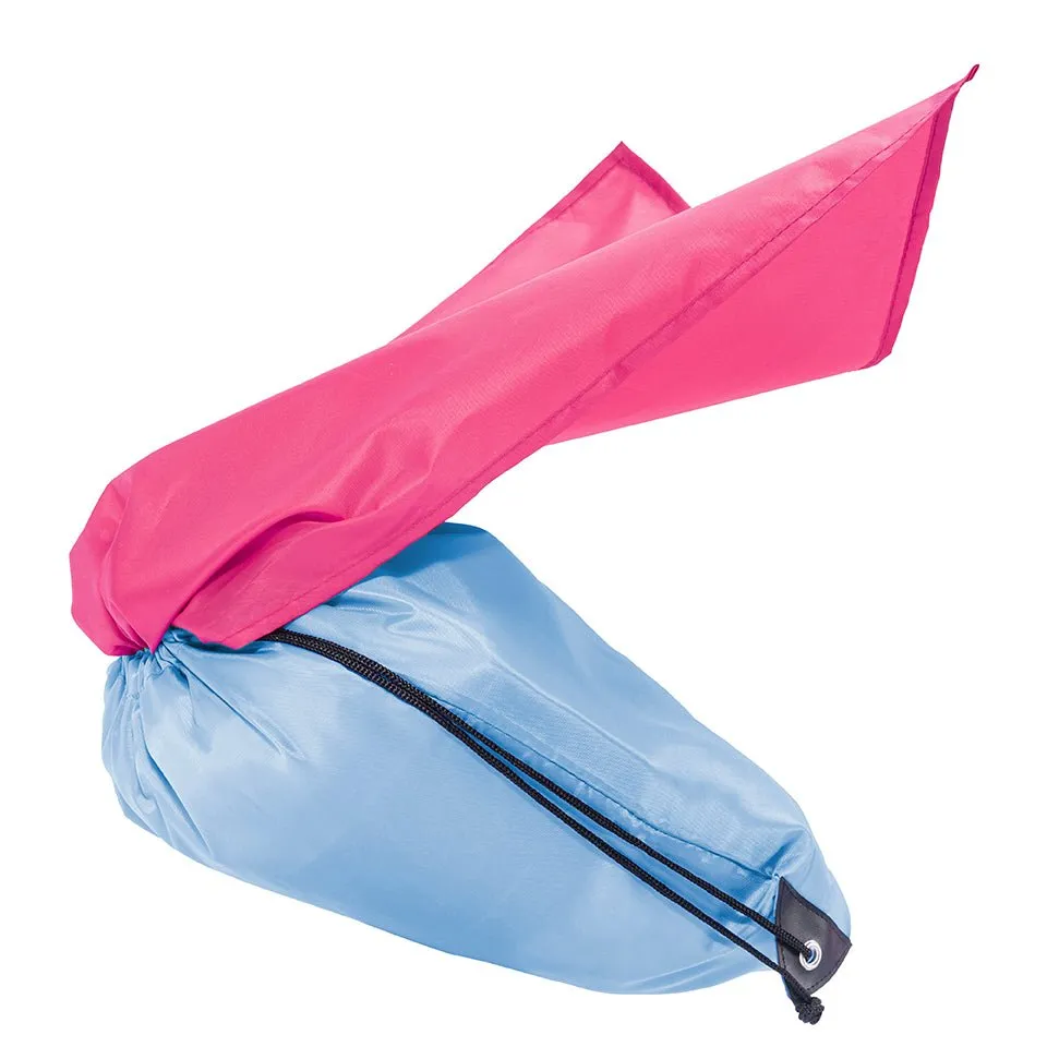 Mato & Hash Polyester Drawstring Cape Bag Blank
