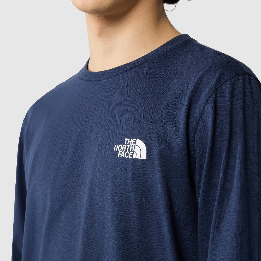 MEN'S LONG-SLEEVE SIMPLE DOME T-SHIRT