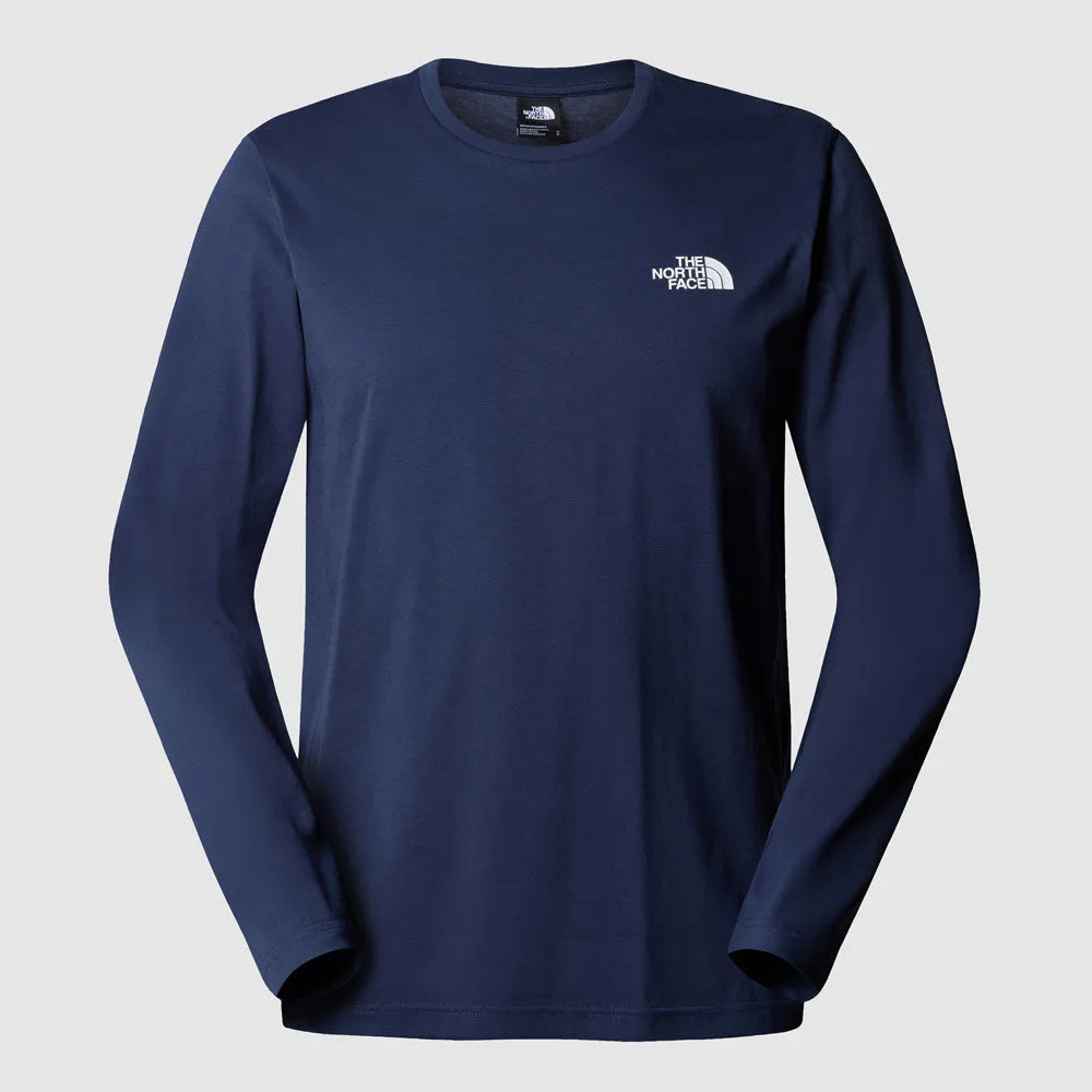 MEN'S LONG-SLEEVE SIMPLE DOME T-SHIRT